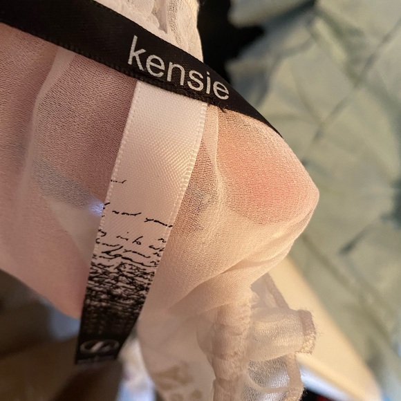 3/$30 Kensie sheer blouse - Picture 2 of 6